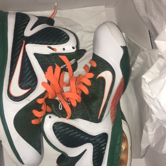 lebron 9 miami hurricanes